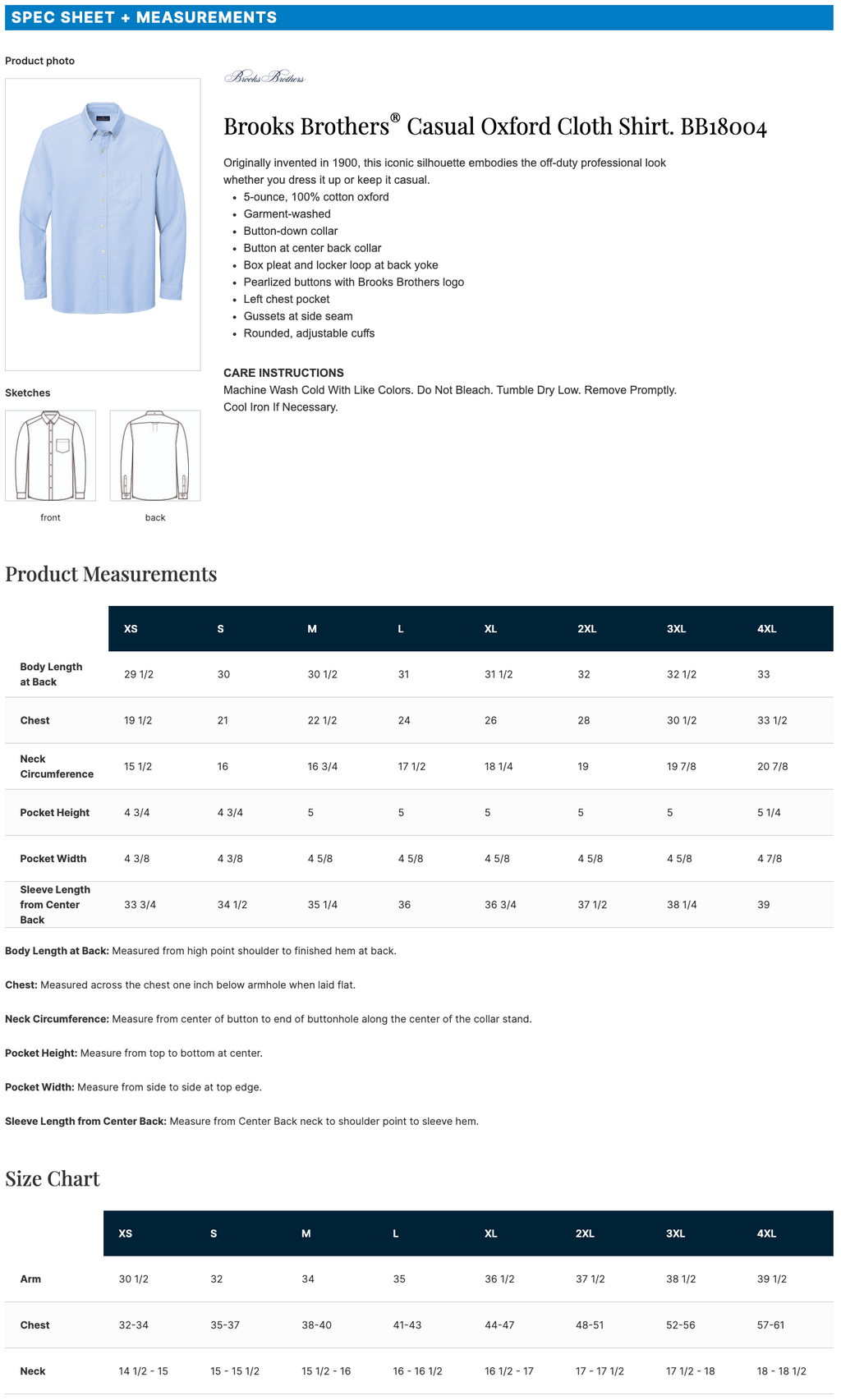 Brooks Brothers® Casual Oxford Cloth Shirt