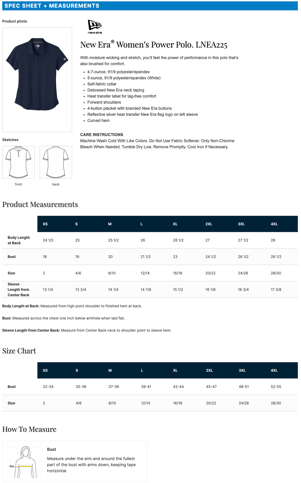 New Era® Women’s Power Polo