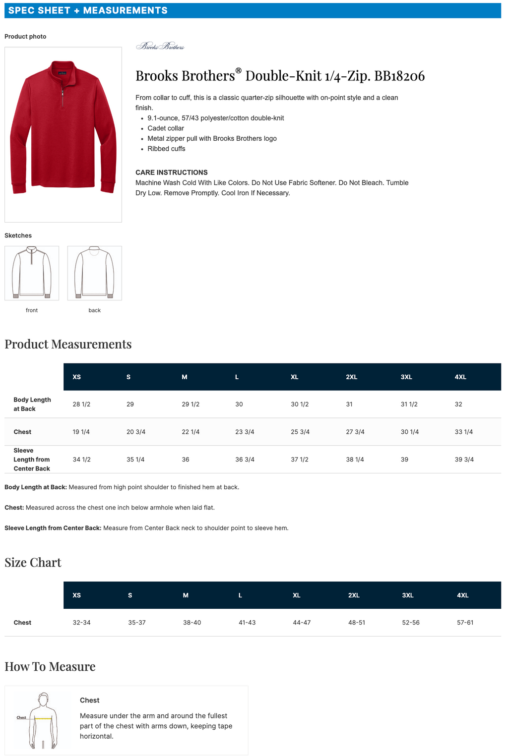 Brooks Brothers® 1/4-Zip