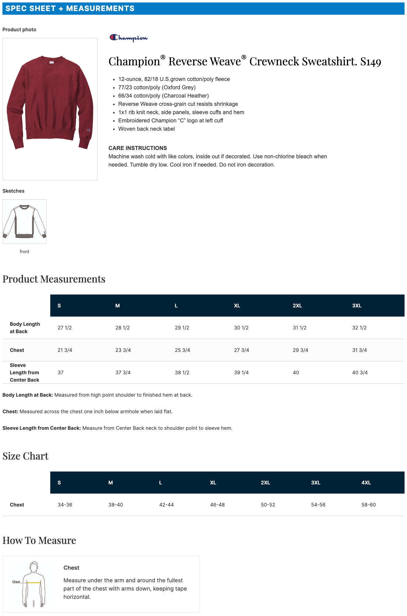 Champion® Crewneck Sweatshirt